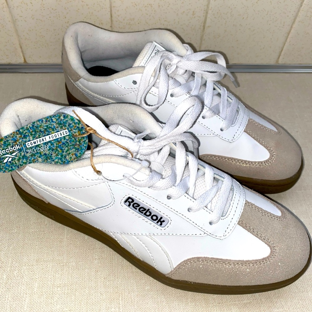 Reebok Forte Lounger Women's Sneakers‎ 8.5 NEW White Beige